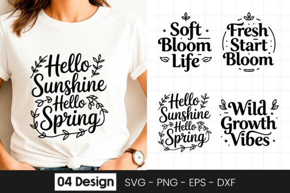 Hello Sunshine Bloom Start SVG PNG for Graphics and Crafts