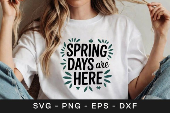 Spring Days Are Here Floral SVG PNG: A Designer's Review for Graphics and Crafts