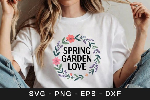 Spring Garden Love Floral SVG PNG Review