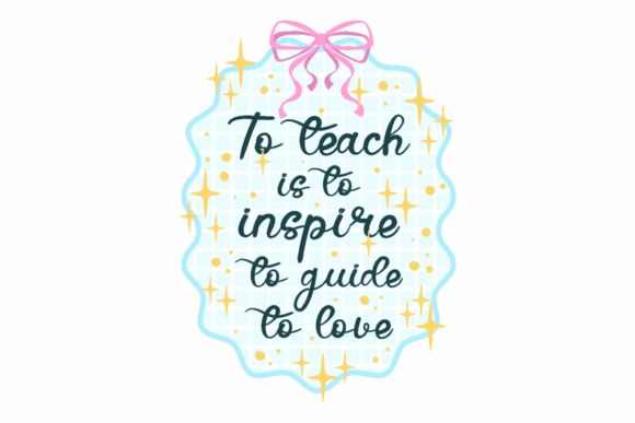 Teach Inspire Guide Graphics for Crafts & Branding